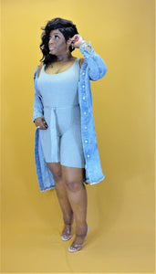 RIBBED ROMPER
