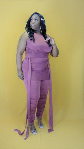 Mummy Wrap Jumpsuit